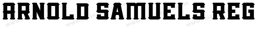 Arnold Samuels Regul字体转换